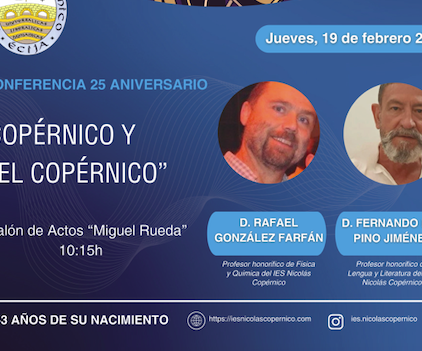 Conferencia «Copérnico y ‘El Copérnico’» (25 aniversario)